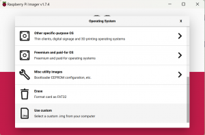 Raspberry Pi Use Custom Image